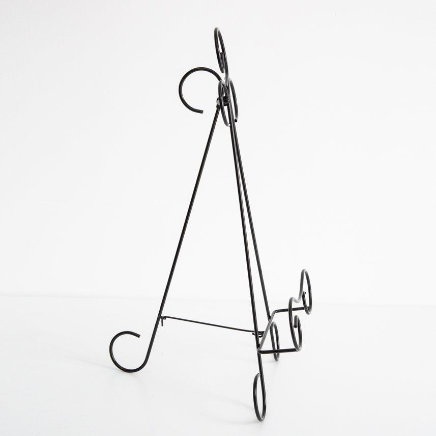 Decorative metal easel stand – ideal for displaying Brilliant Frames without wall mounting.