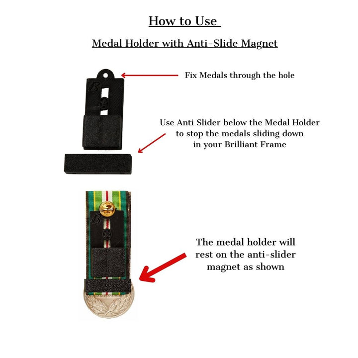 Brilliant Magnetic Medal Holders