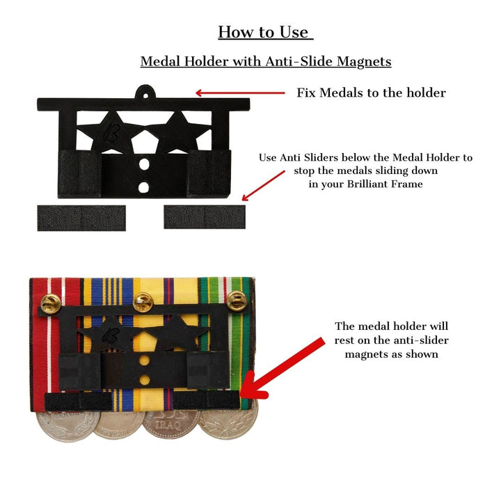 Brilliant Magnetic Medal Holders