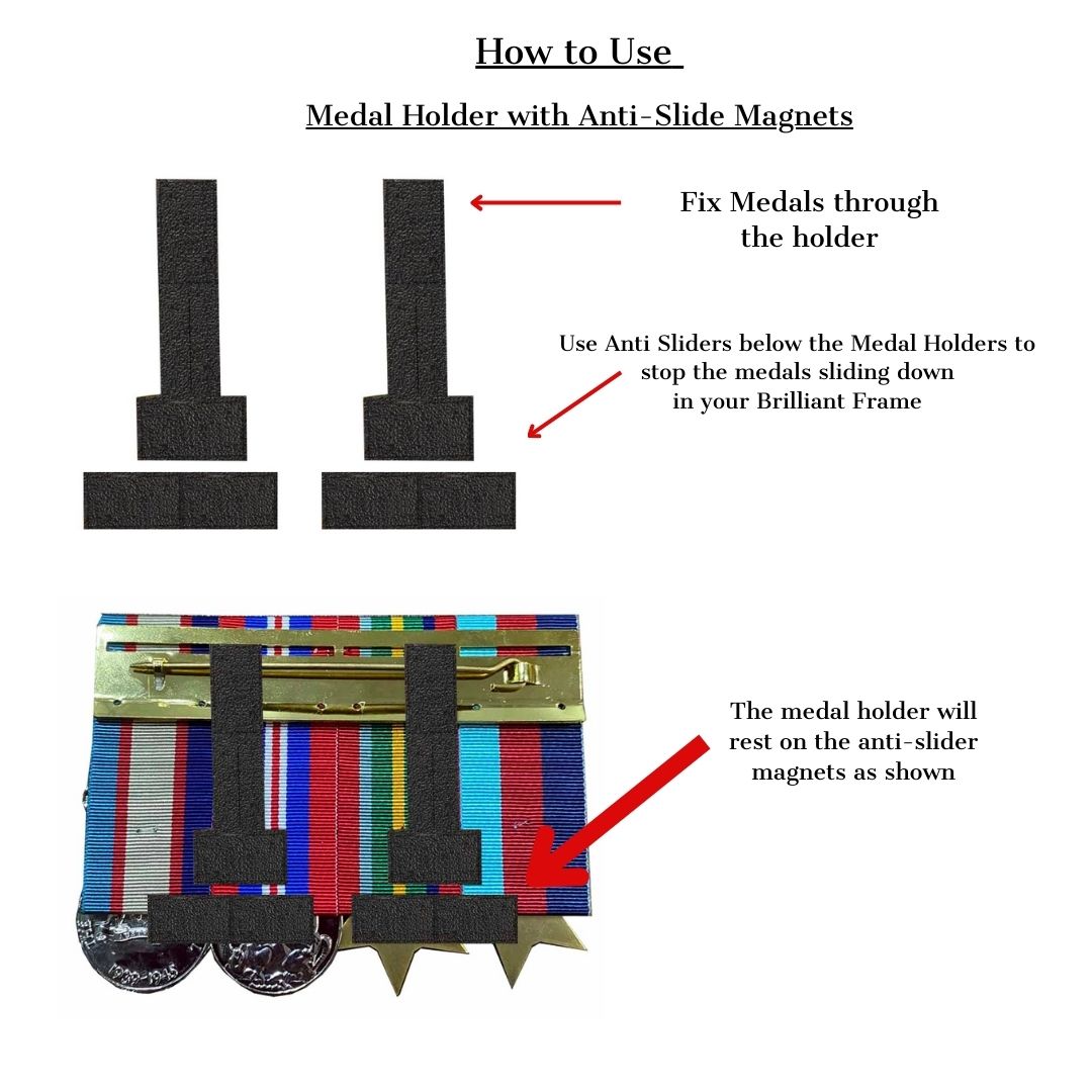 Brilliant Magnetic Medal Holders