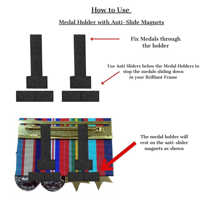 Brilliant Magnetic Medal Holders