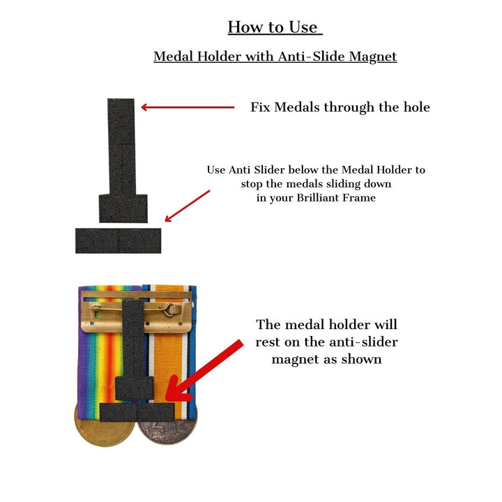 Brilliant Magnetic Medal Holders