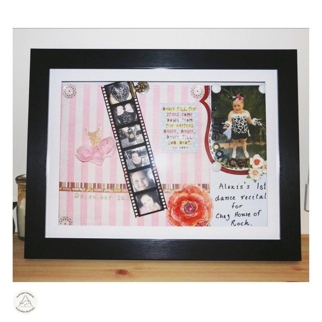 A3 Brilliant Frame in oak, white, or black – magnetic front-opening frame for artwork, medals, and certificates.