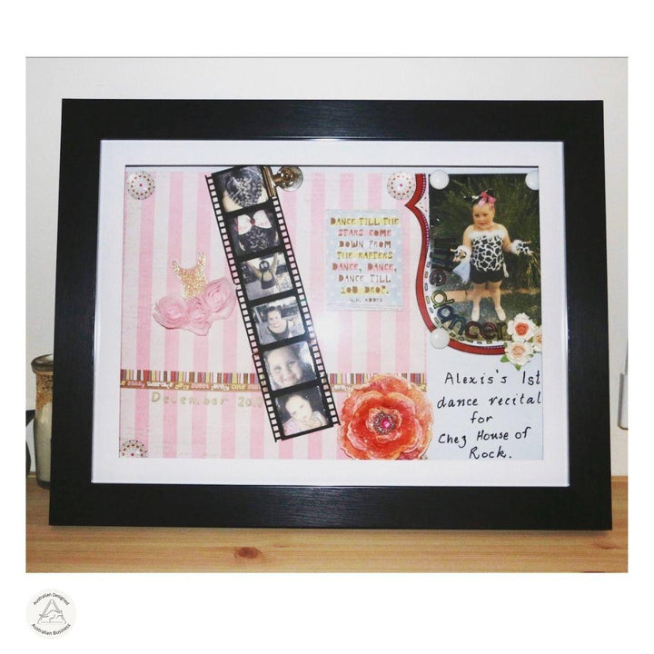 A3 Brilliant Frame in oak, white, or black – magnetic front-opening frame for artwork, medals, and certificates.