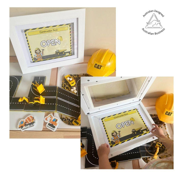 A4 Brilliant Frame – magnetic front-opening picture frame for children’s art, certificates, and memorabilia.