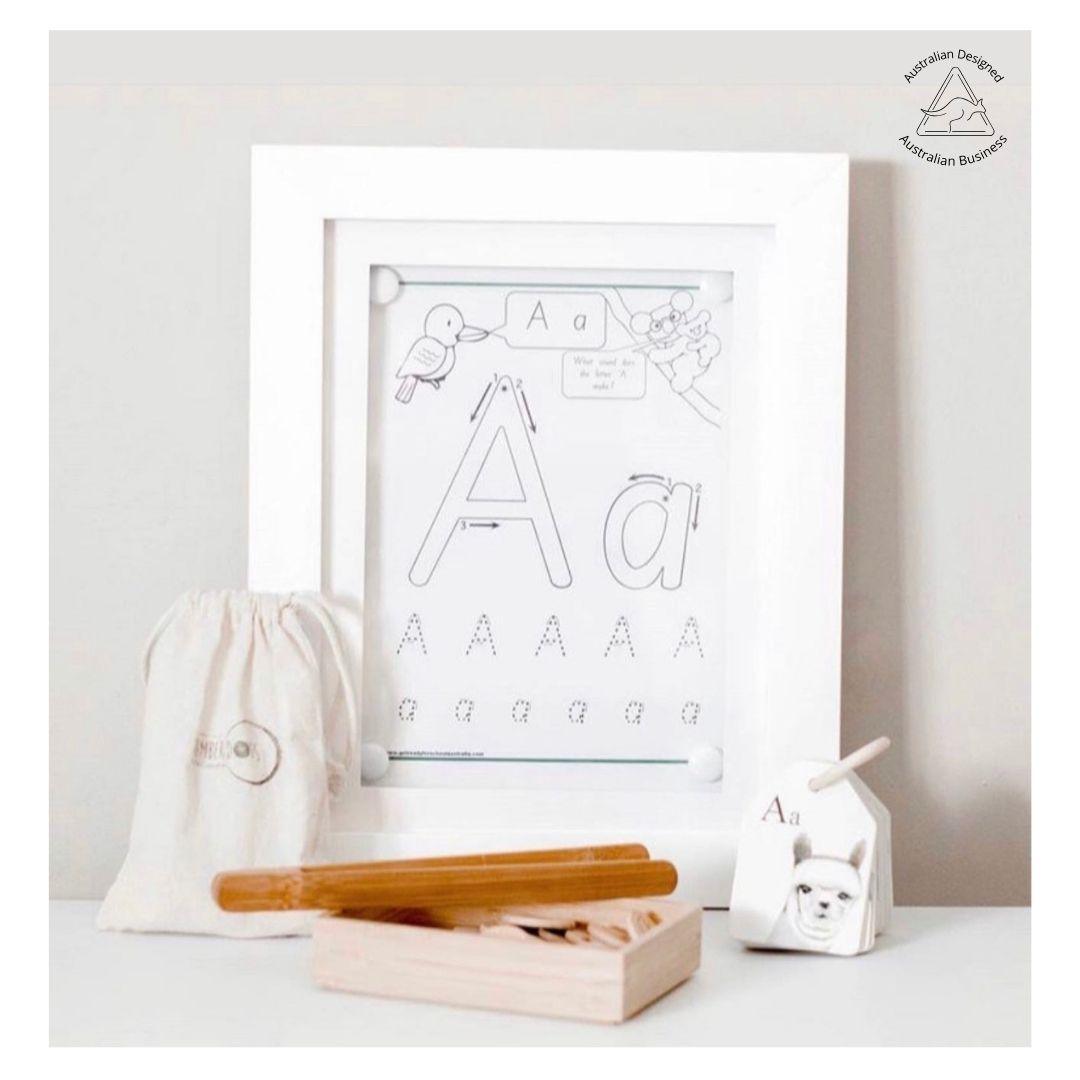 A4 Brilliant picture Frame – magnetic front-opening picture frame for children’s art, certificates, and memorabilia.