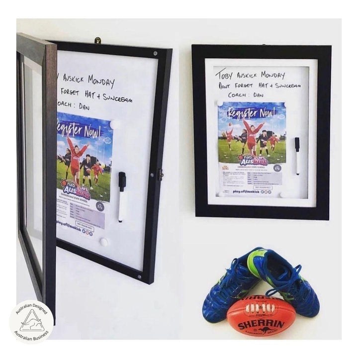A4 Brilliant Frame – magnetic front-opening picture frame for children’s art, certificates, and memorabilia.