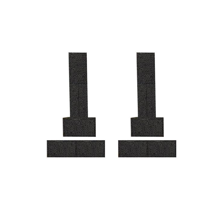 Set of 2 black brooch-style magnetic medal holders – for secure medal display in Brilliant Frames.