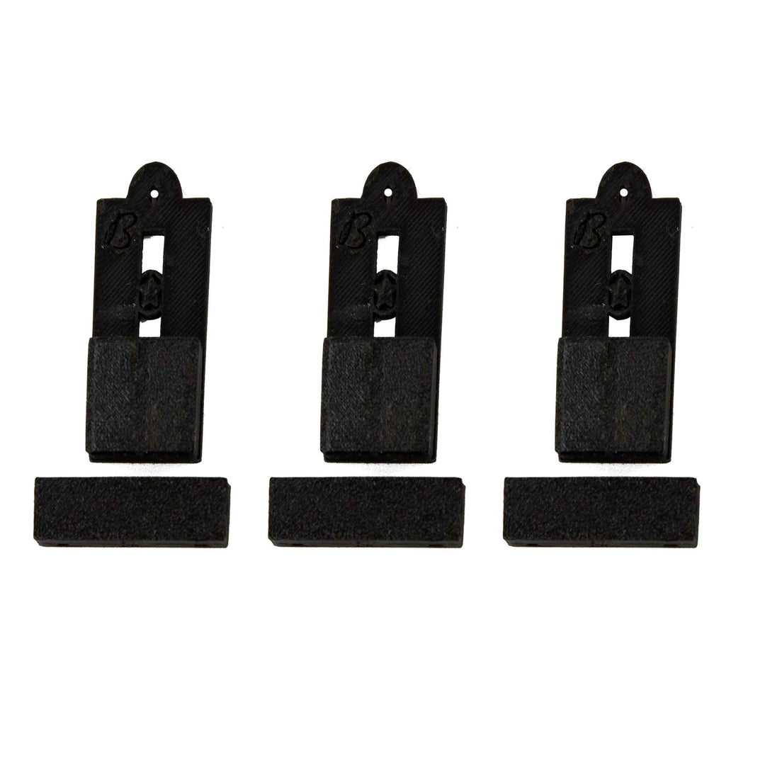 Set of 3 black magnetic medal holders – pin mount system for Brilliant Frames.