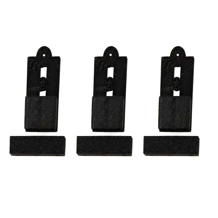 Set of 3 black magnetic medal holders – pin mount system for Brilliant Frames.
