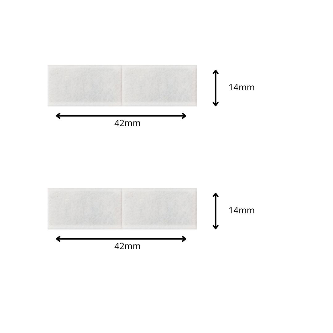 White anti-slide magnetic blocks – prevent medal holders or items from slipping in Brilliant Frames.