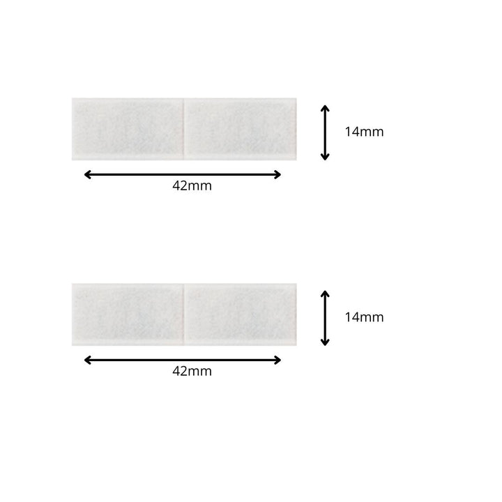 White anti-slide magnetic blocks – prevent medal holders or items from slipping in Brilliant Frames.