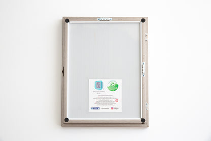 A3 Grey Front Opening Picture Frame + Magnetic Whiteboard
