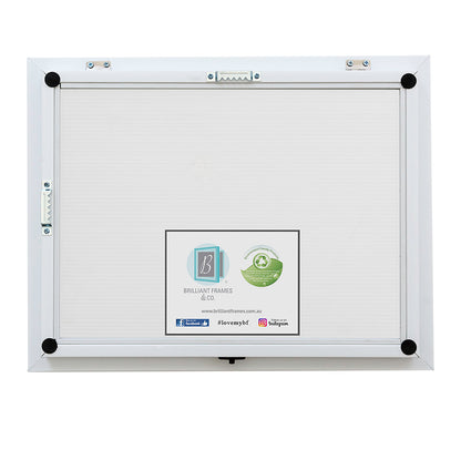 A3 White Front Opening Picture Frame + Magnetic Whiteboard