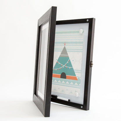 a4 front opening picture frame magnetic whiteboard 