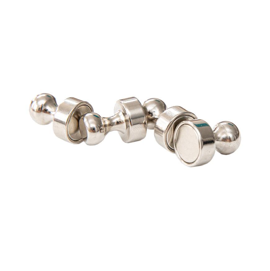 Set of 4 Boss Silver Magnets – extra-strong rare earth magnets for secure display.